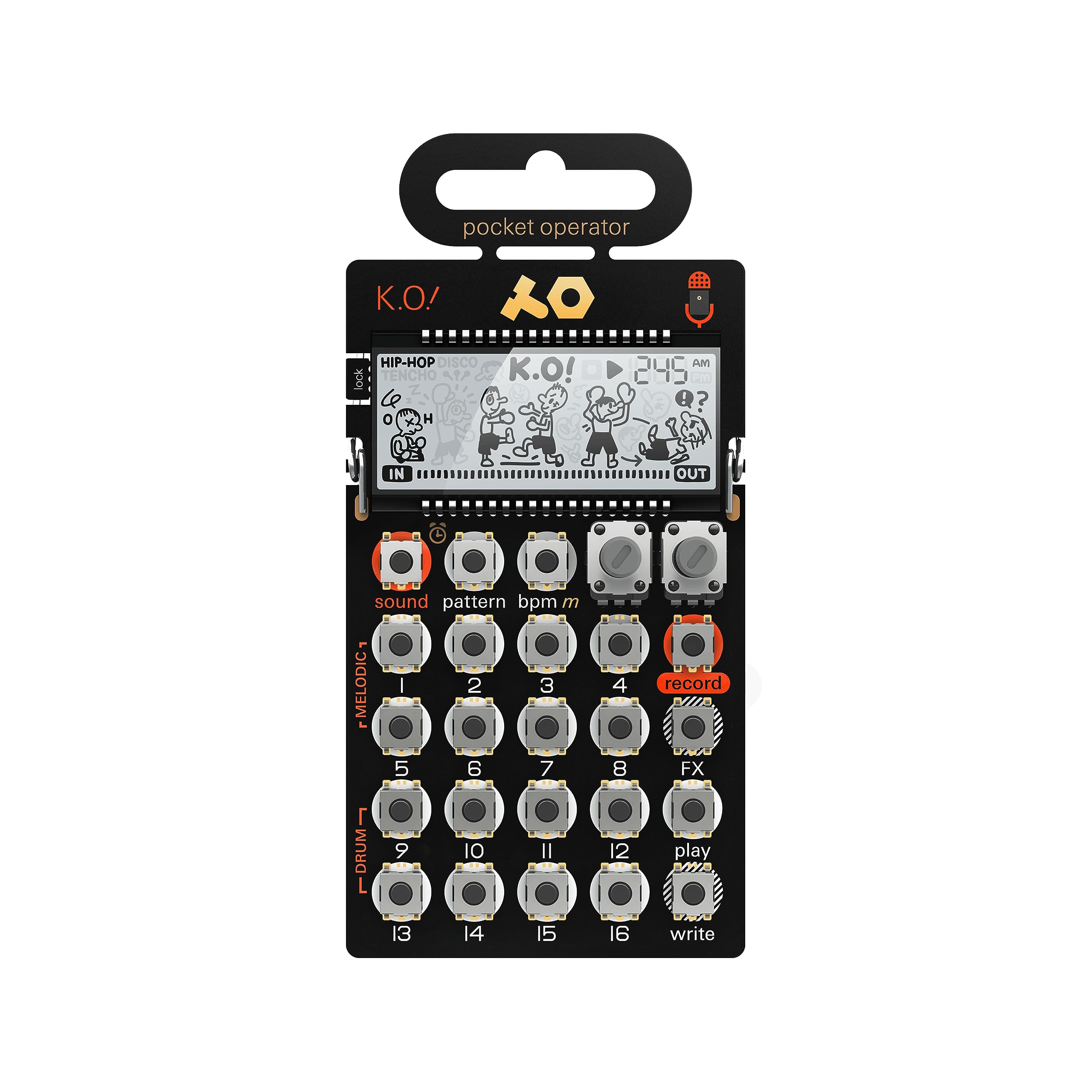 Teenage Engineering PO-33 ko ポケットシンセサイザー