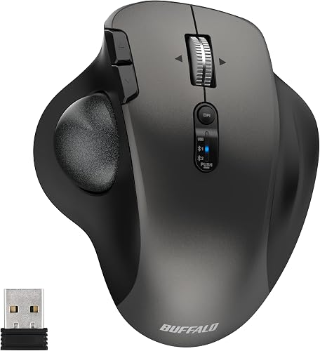 バッファロー BSTB400 Bluetoothトラックボール 静音