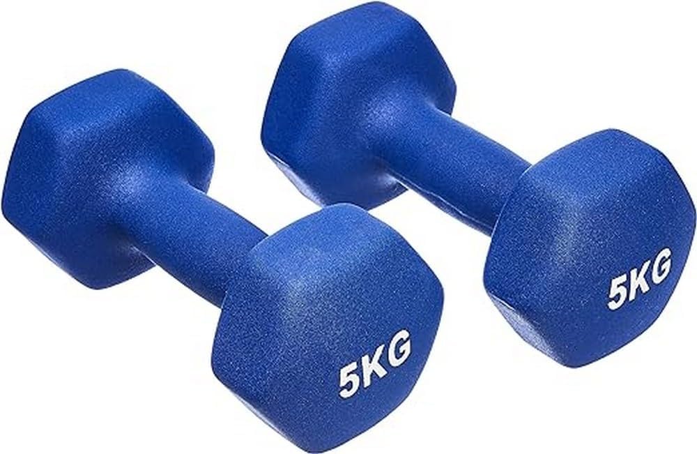 Amazonベーシック ネオプレンダンベル 5kg
