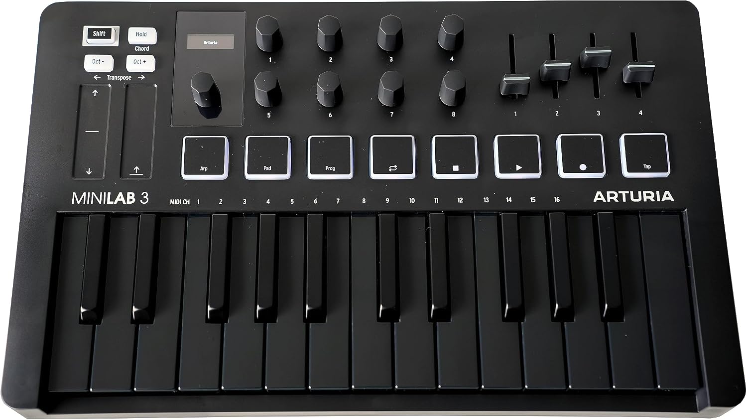Arturia MiniLab 3 25鍵 MIDIコントローラー