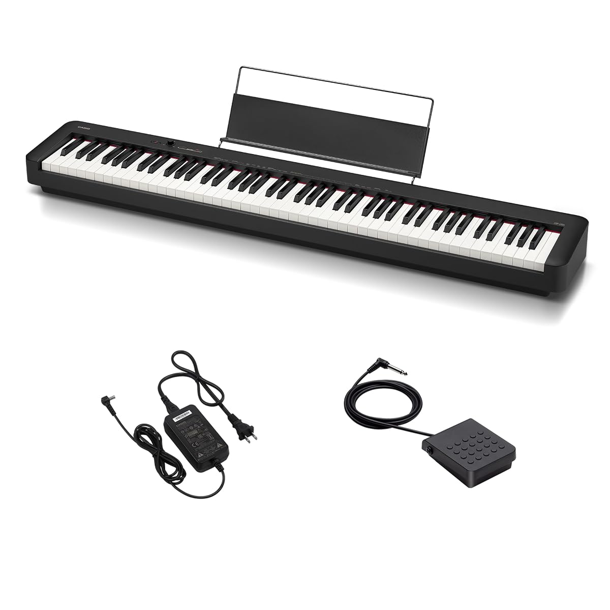CASIO CDP-S105BK 電子ピアノ 88鍵盤