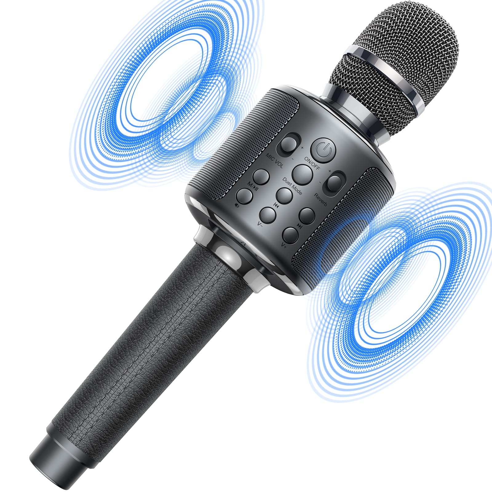 Goodaaa カラオケマイク Bluetooth 大容量バッテリー 一人カラオケ