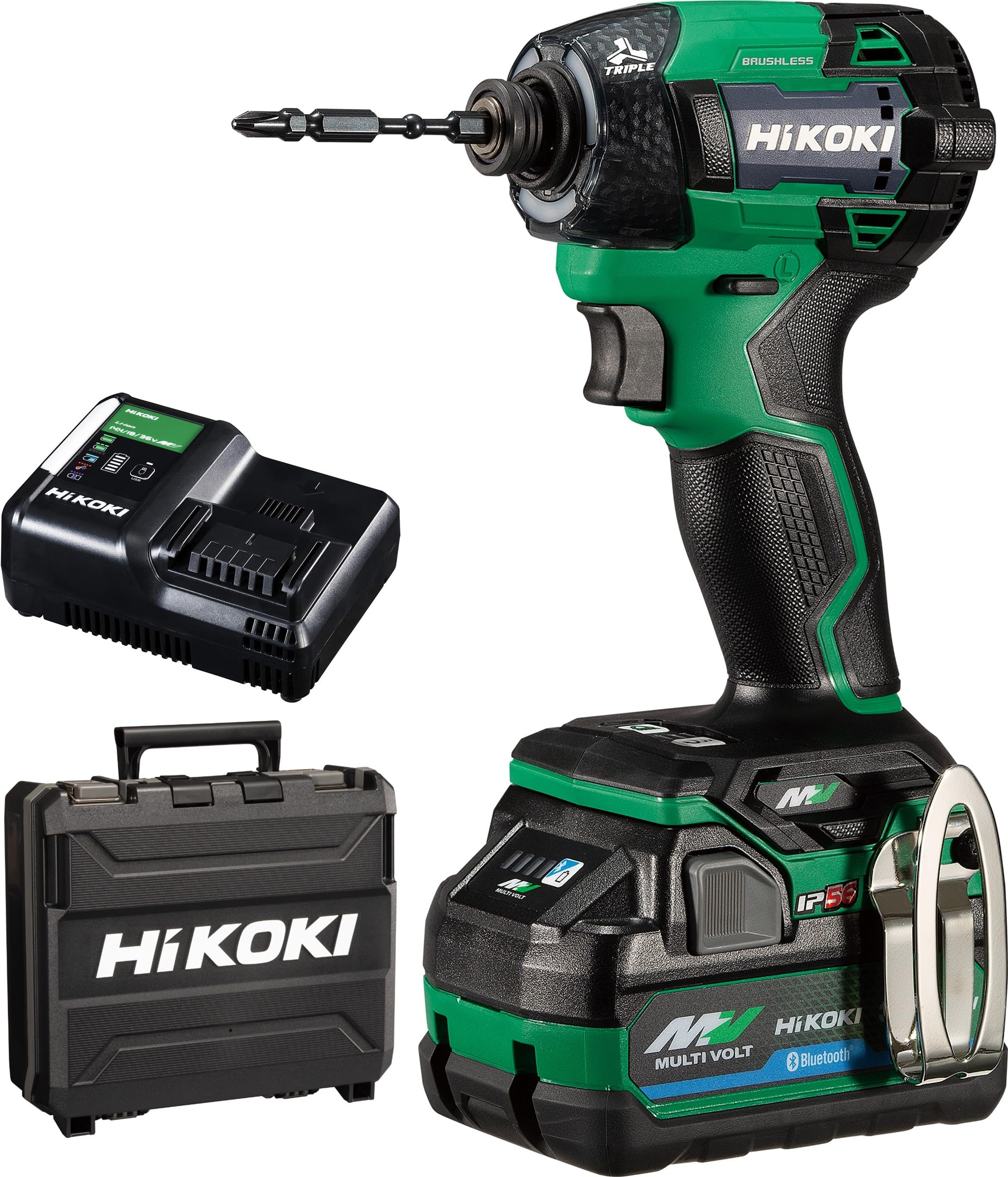 HiKOKI 36V インパクトドライバー WH36DD バッテリー・充電器・ケース付