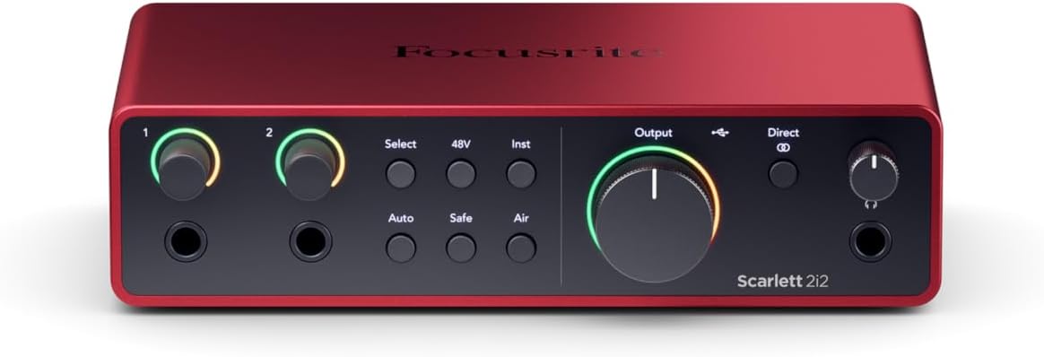 Focusrite Scarlett 2i2 第4世代 オーディオインターフェース