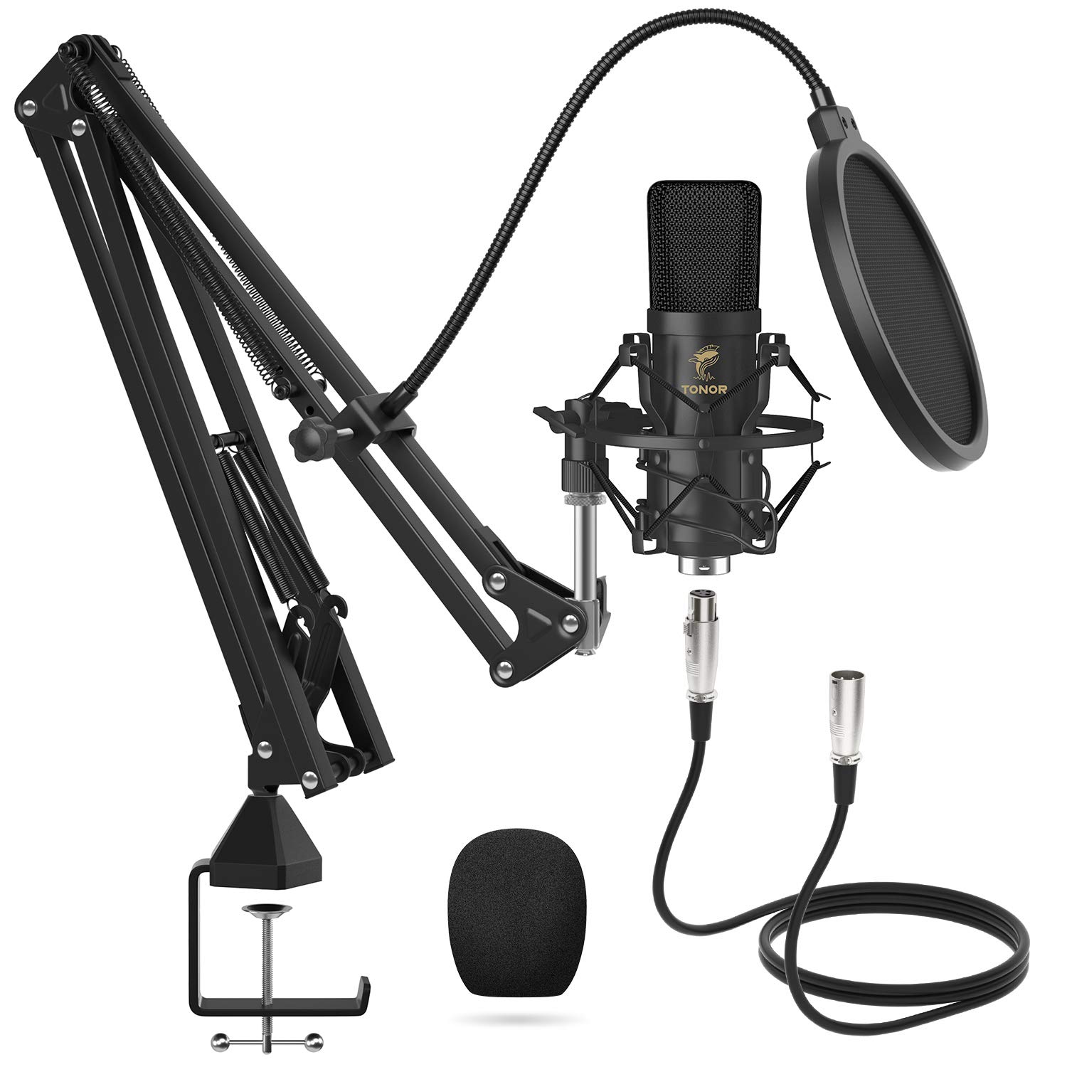 TONOR XLR コンデンサーマイク セット